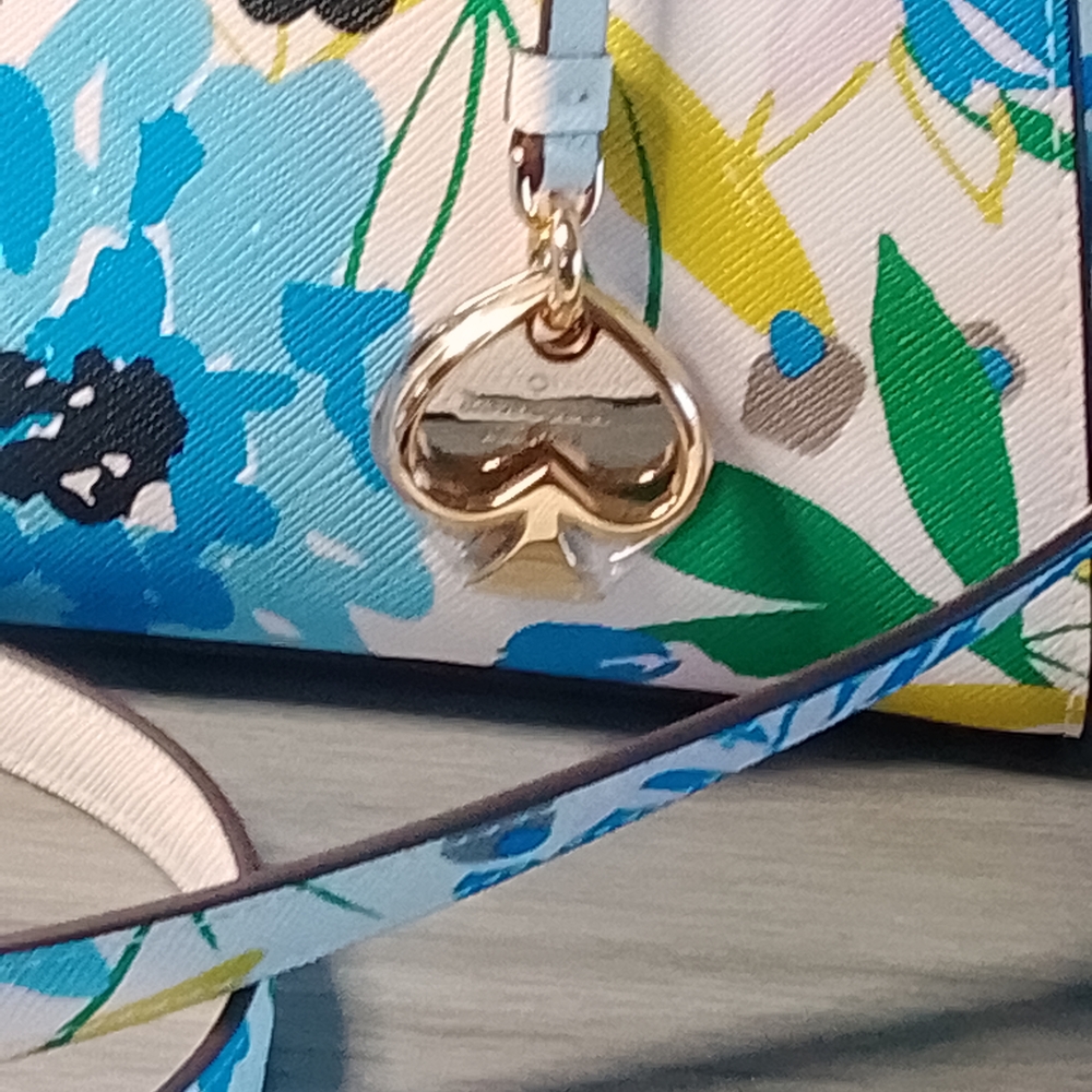 Kate Spade Floral Crossbody Bag - Blue and White - Picture 7 of 7